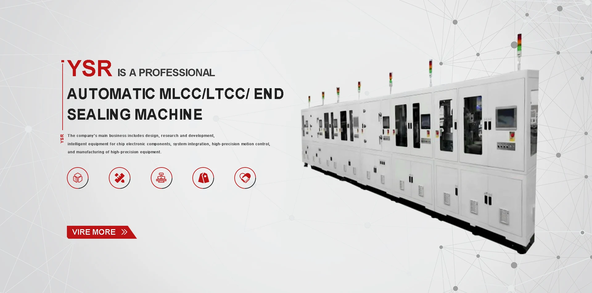 自動MLCC/ LTCC/エンドシーリングマシン